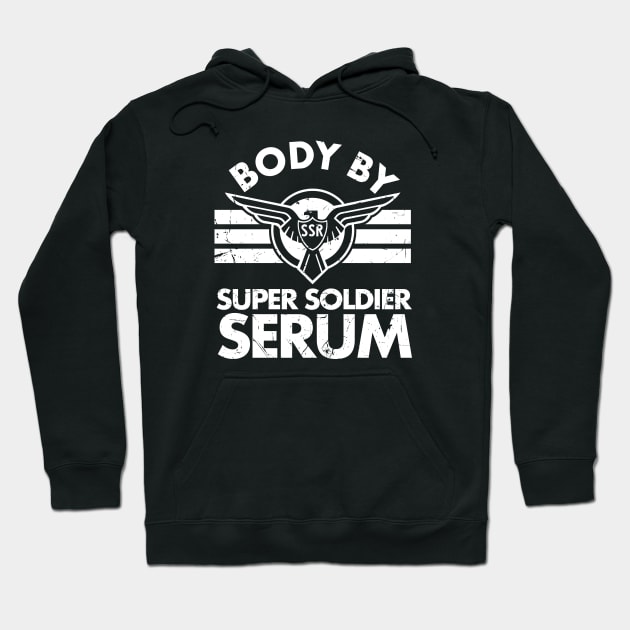 Body By Super Soldier Serum Hoodie by PopCultureShirts